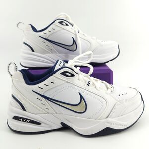 Nike Air Monarch Shoes Women Size 8 Mens Size 6.5 415445-102 White Lace Up